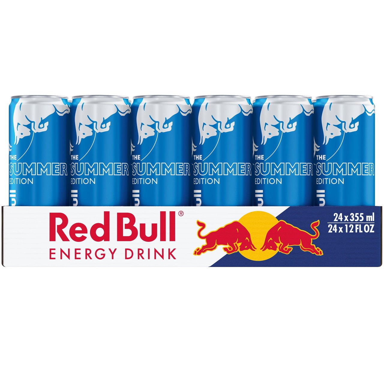 Red Bull Sea Blue Edition Juneberry Energy Drink, 24 x 8.4 oz - Image 1