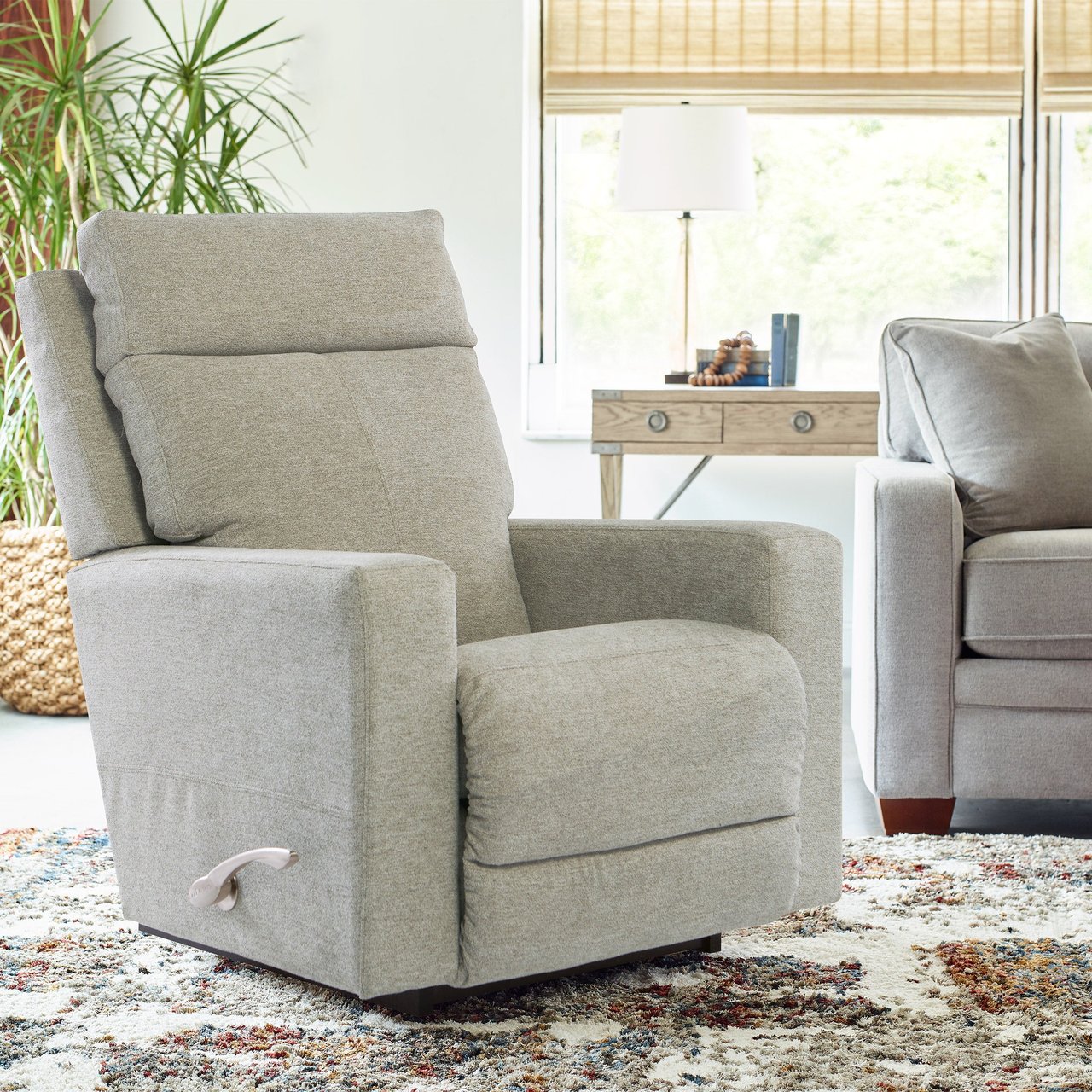 La-Z-Boy Jax Fabric Rocker Recliner - Image 1