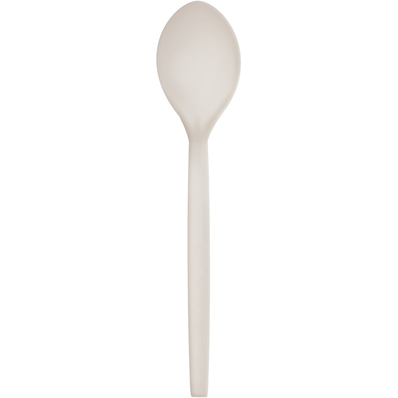 Eco-Products 7" Plant Starch Spoon, Beige, 100 Count (EP-S003) - Image 1