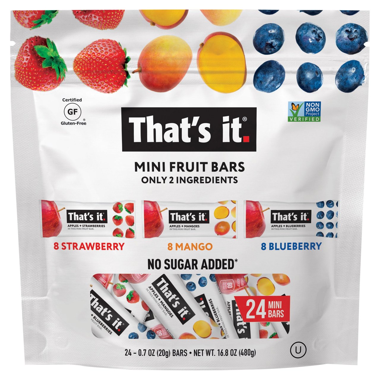 That's it. Mini Fruit Bars 24 Pack, 0.7 Ounces Each - Image 1