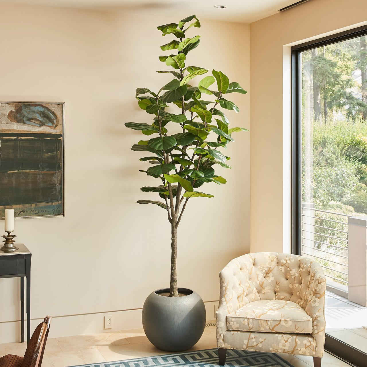 CG Hunter Faux 10' Fiddle Leaf Fig Tree - Image 1