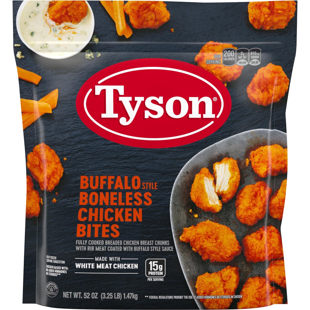 Tyson Buffalo Style Boneless Chicken Bites, 3.25 lb - Image 1