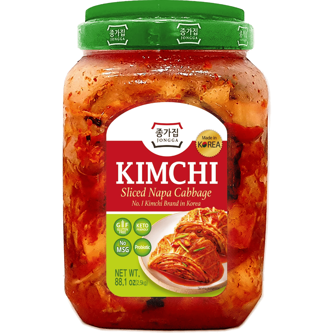 Jongga Sliced Kimchi 5.5 lbs - Image 1