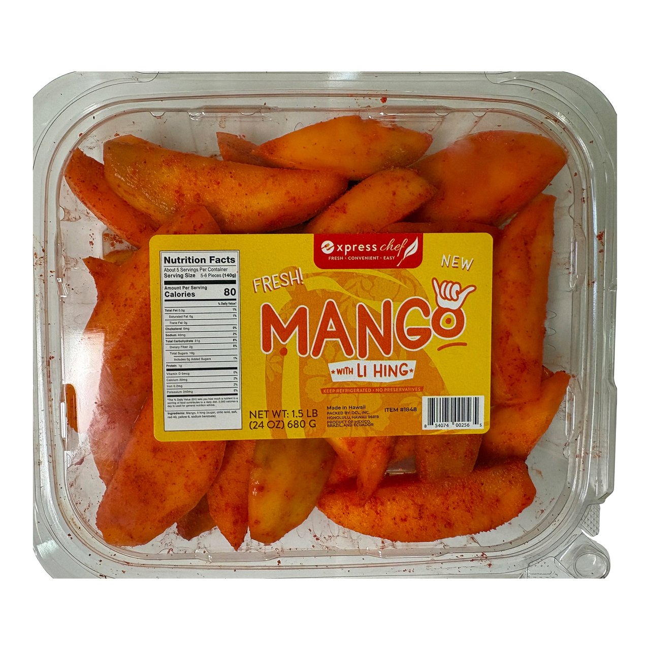 Li Hing Mui Mango Packaged in Hawaii