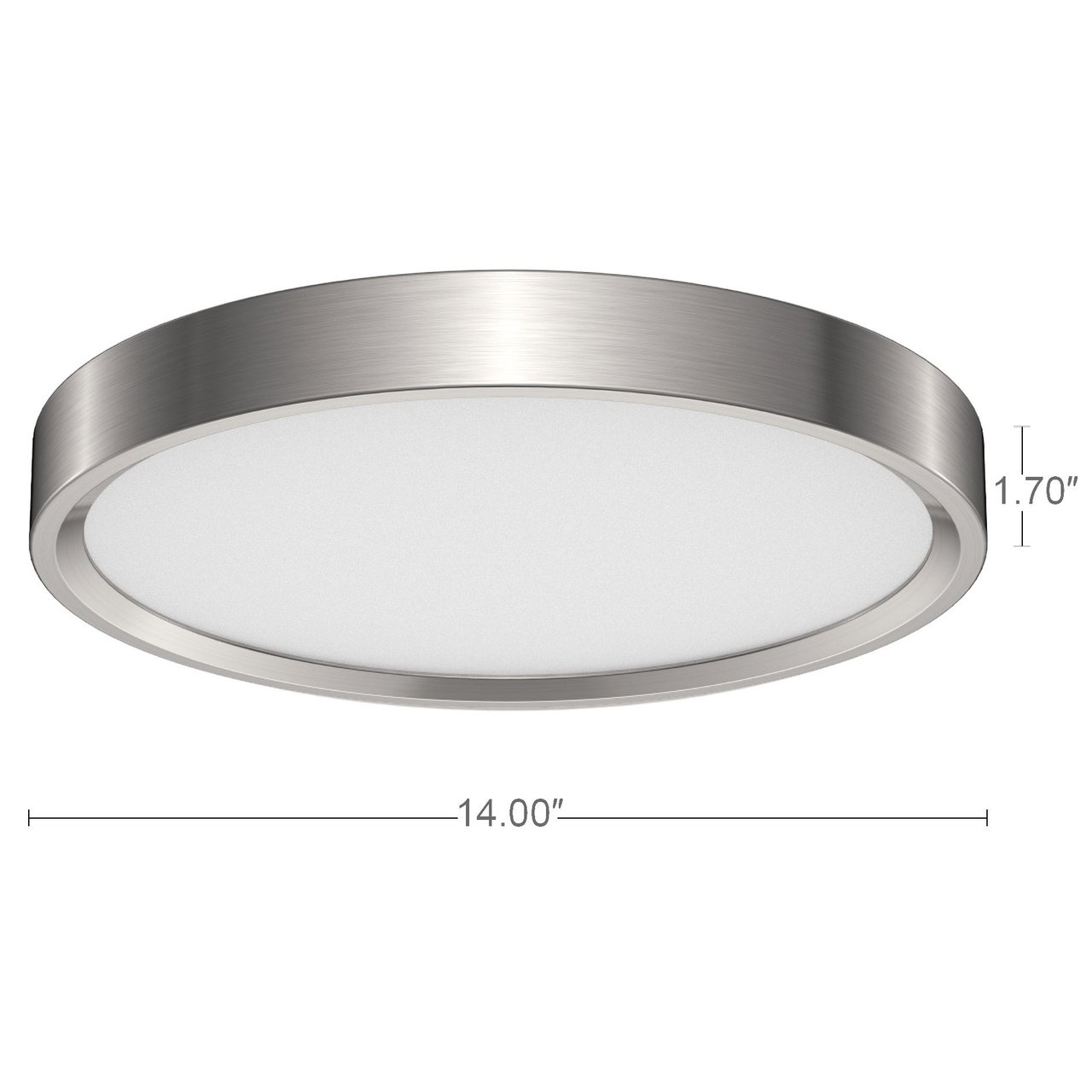 ENERGETIC LIGHTING 14 INCH ARCADIA FLUSH MOUNT ^ - Image 1