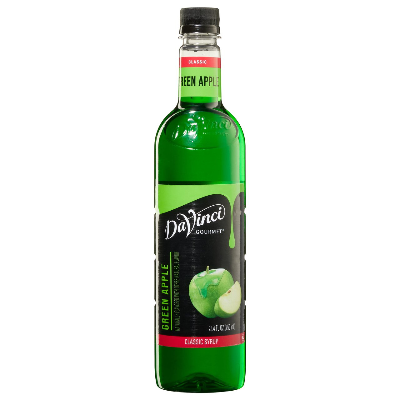 DaVinci Gourmet Classic Green Apple Syrup 750 ML - Image 1