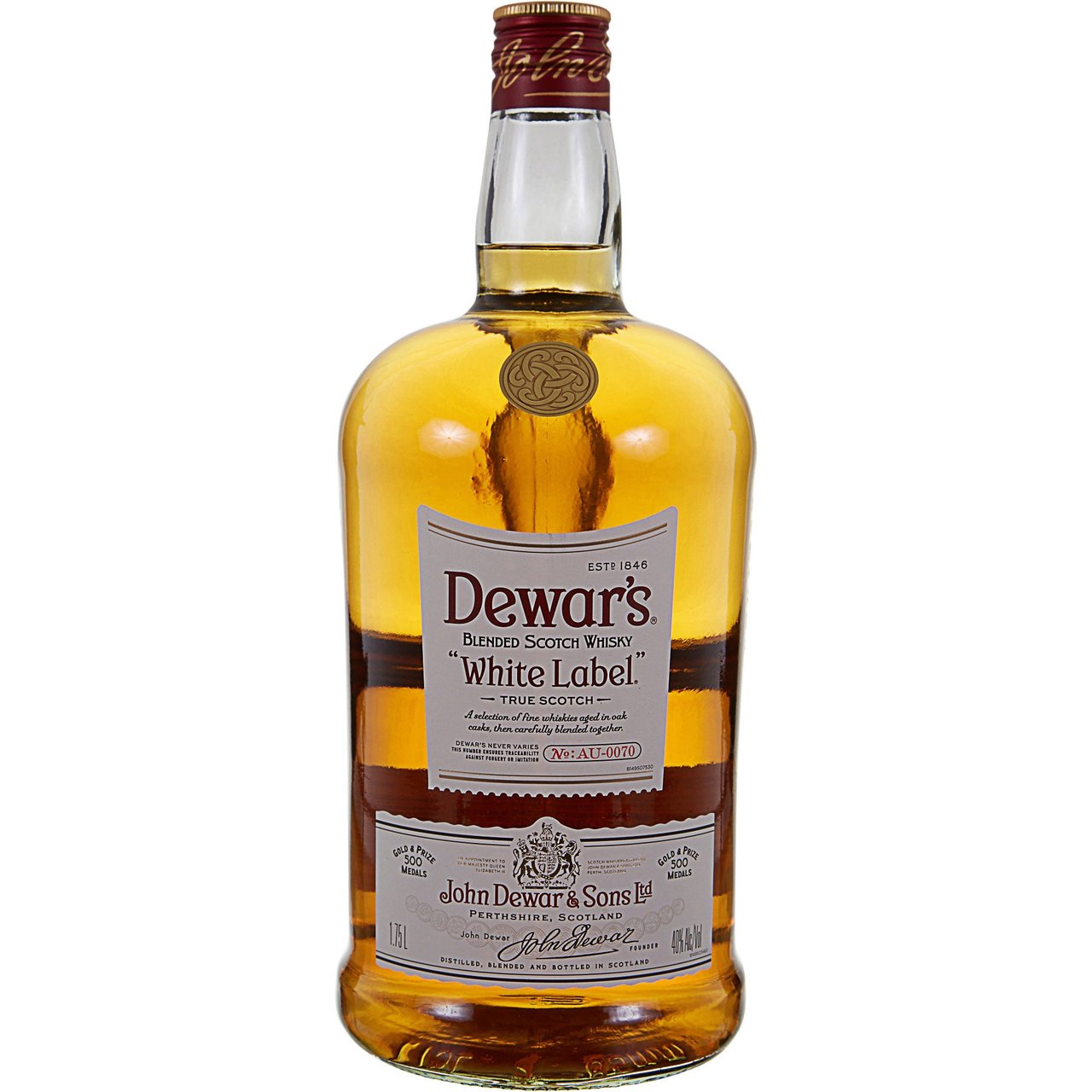 Dewar's White Label Blended Scotch Whisky, Scotland 1.75L