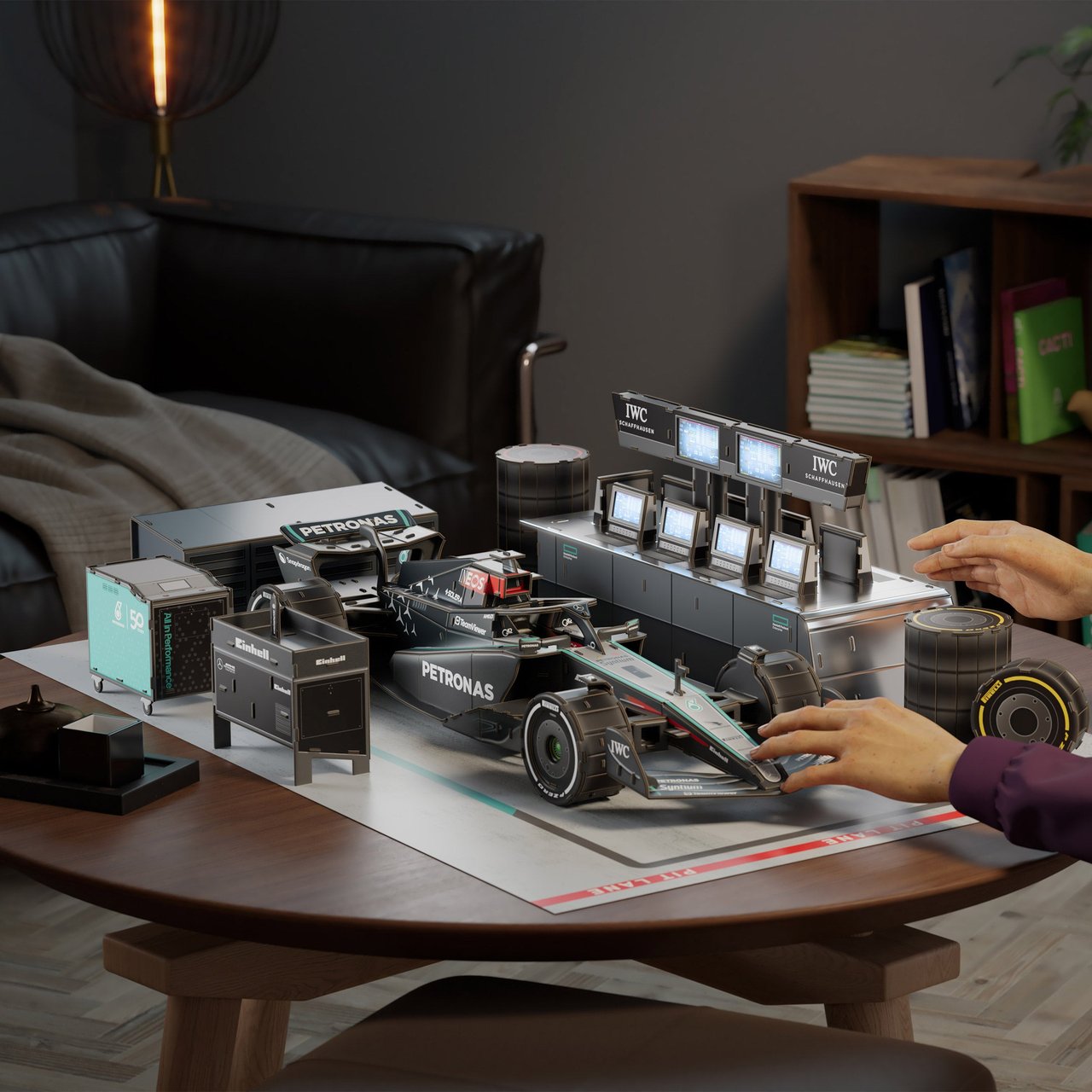 4D Puzzles F1 Mercedes Race Car - Image 1