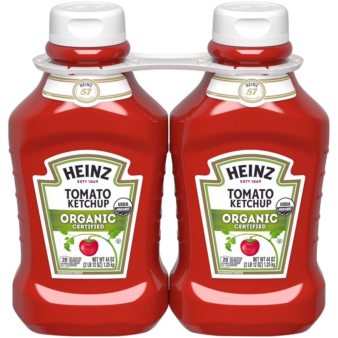 Organic Heinz Ketchup, 2 Pack, 44 Ounces Each - Image 1
