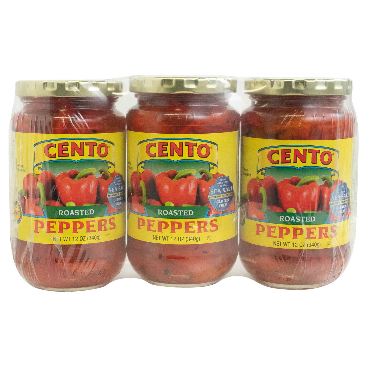 Cento Roasted Peppers 3/12 oz - Image 1