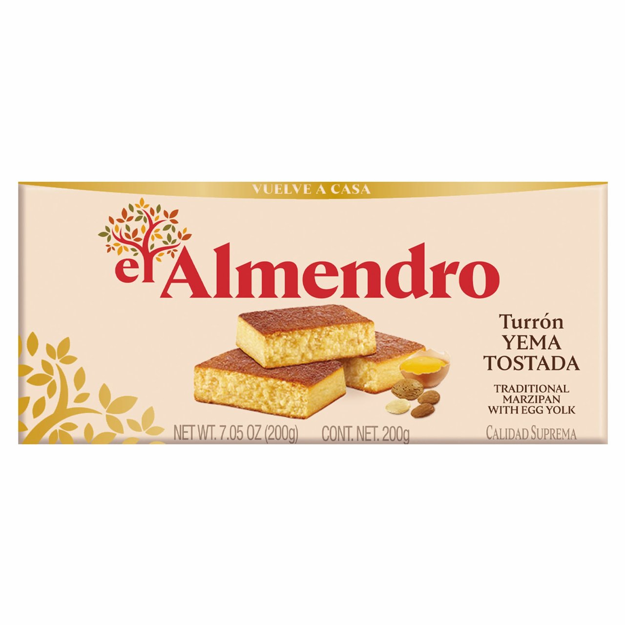 El Almendro Almond Marzipan Turron 3/7 oz - Image 1