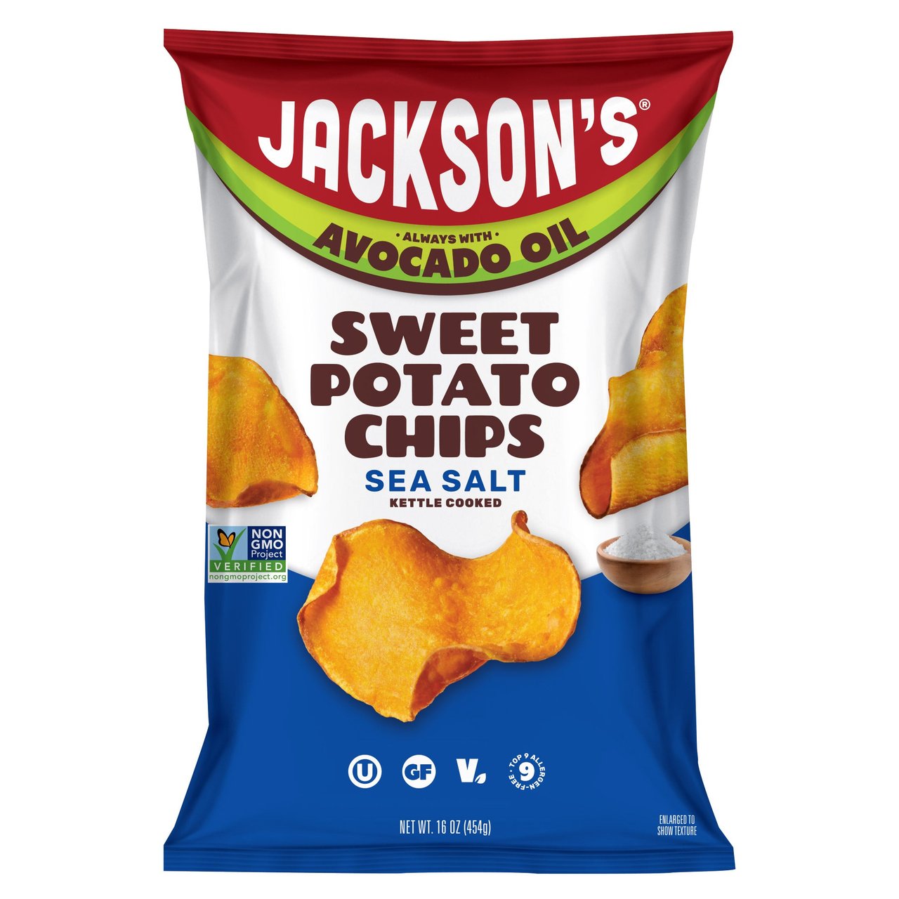 Jackson's Sweet Potato Chips, 16 oz - Image 1