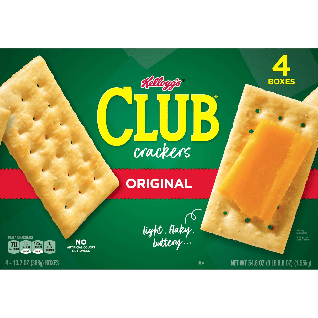 Kellogg's Club Crackers 4/13.7oz - Image 1