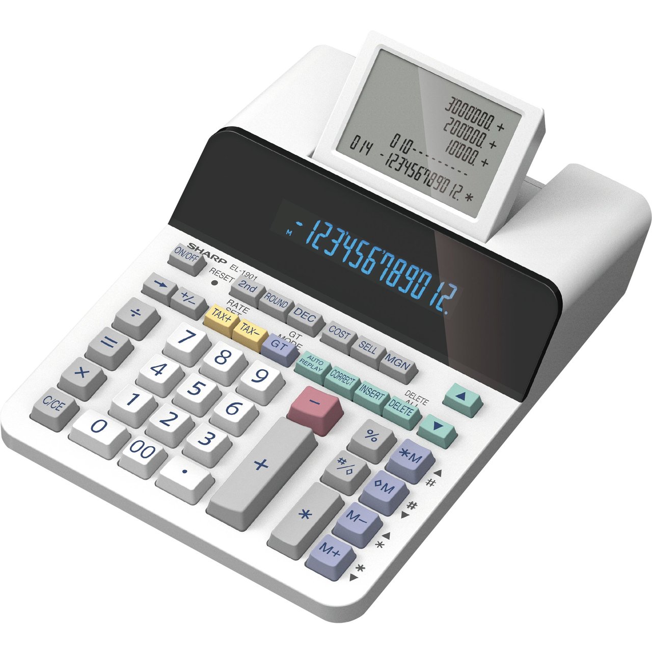 Sharp EL-1901 Printing Calculator - Image 1