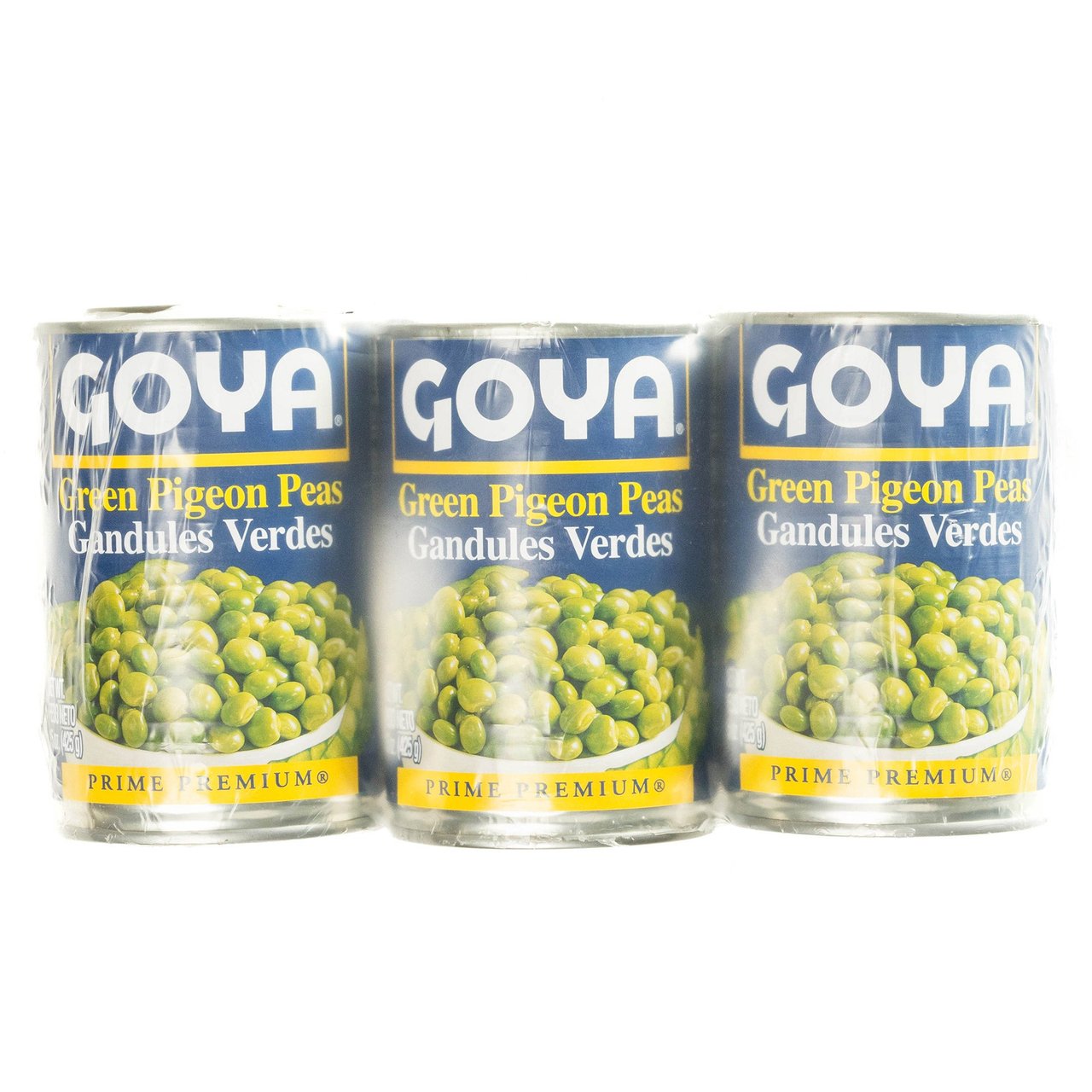 Goya Green Pigeon Peas, 15 oz, 6-Count (5.625 lbs) - Image 1