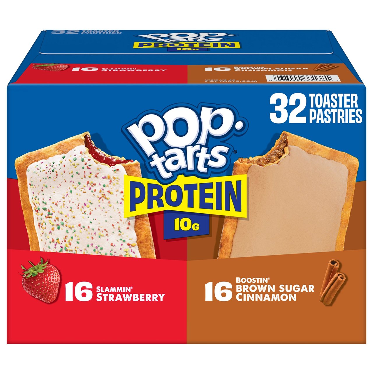 Kellogg's Pop-Tarts Protein Variety Pack, 32 CT - Image 1