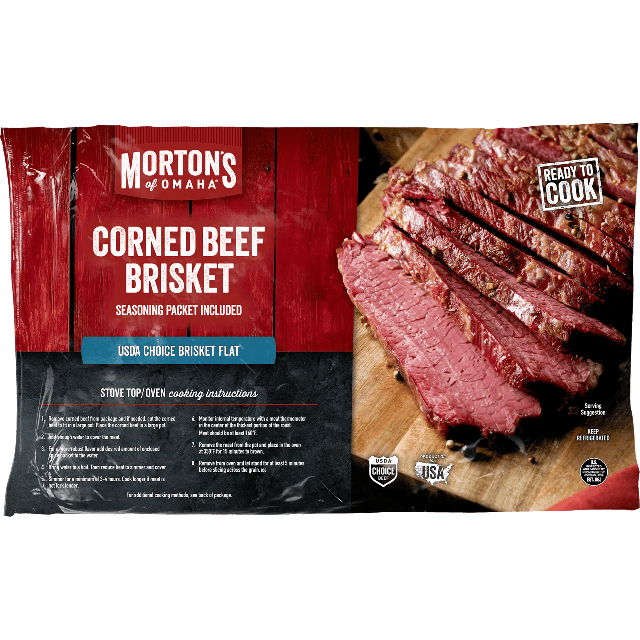 Morton's of Omaha Corned Beef Brisket Price Per Pound - Image 1