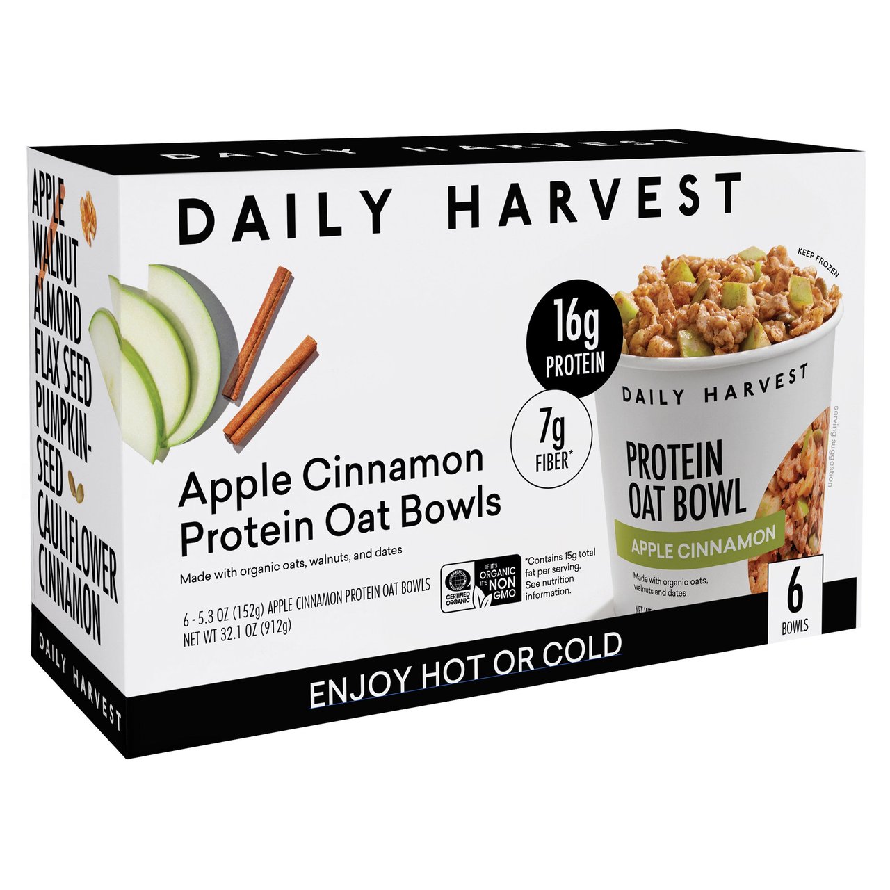 Daily Harvest Organic Protein Oat Bowl 6/5.2 Ounce Bowls - Image 1