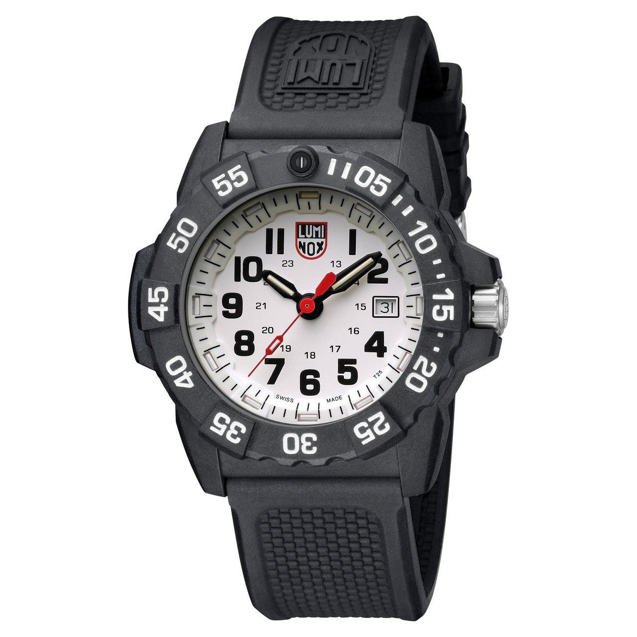 Luminox Navy SEAL Black Rubber Strap Men's Quartz Watch