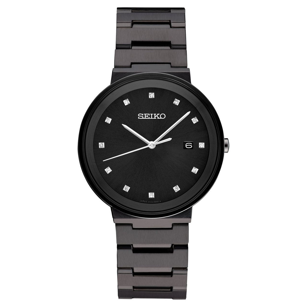 Seiko Essentials Black Ion Plated Men's Quartz Watch