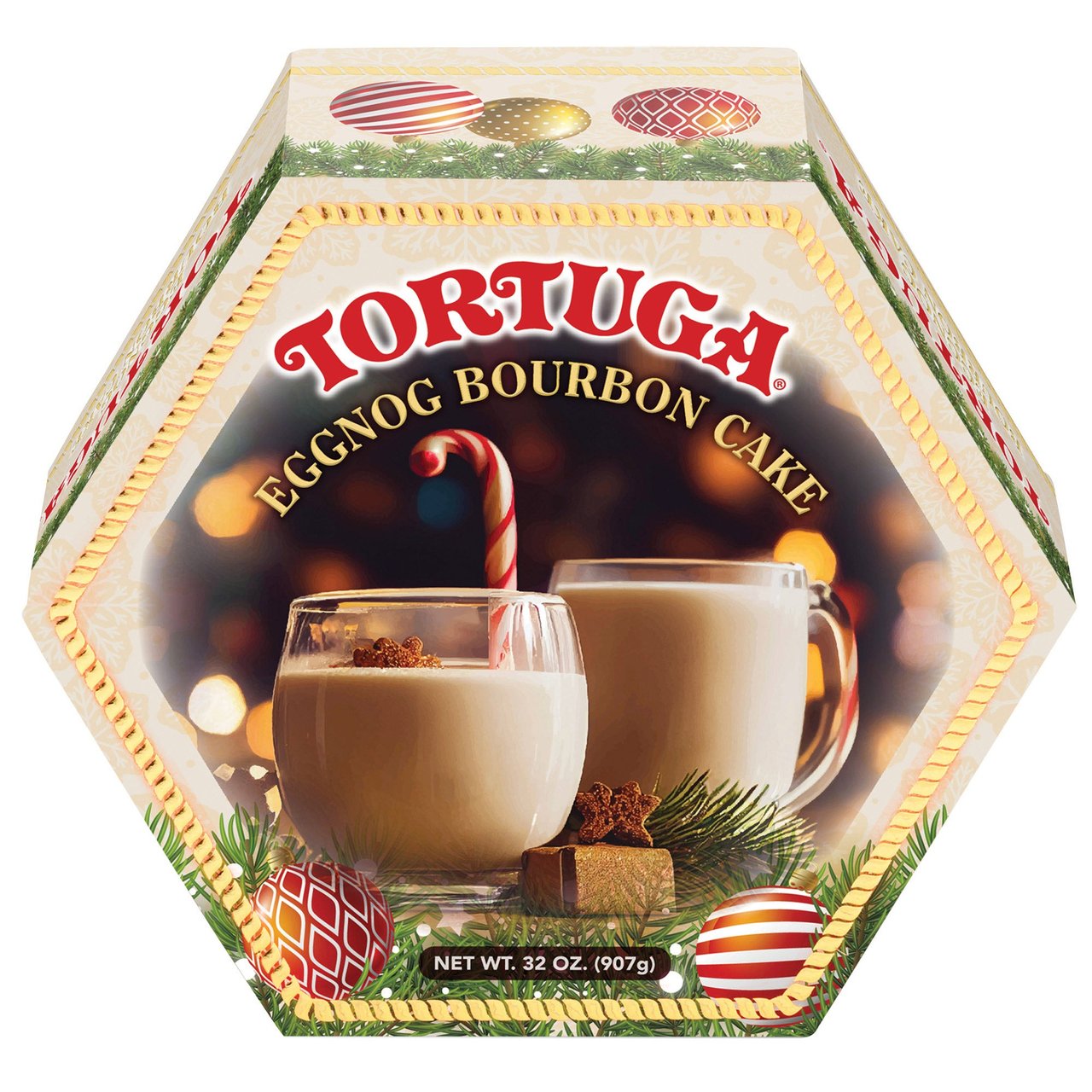 Tortuga Eggnog Bourbon Cake 32 oz - Image 1