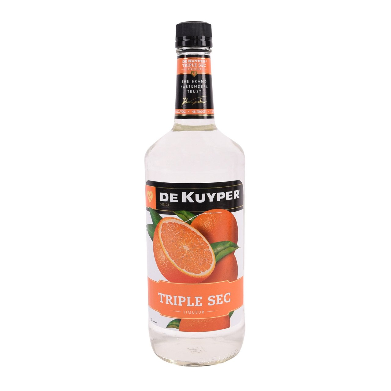 DeKuyper Triple Sec 48 Proof, 1 Liter - Image 1