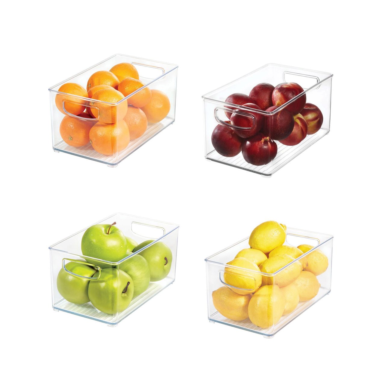 iDesign Linus Multi-Purpose Storage Bins, 4-Pack - Image 1