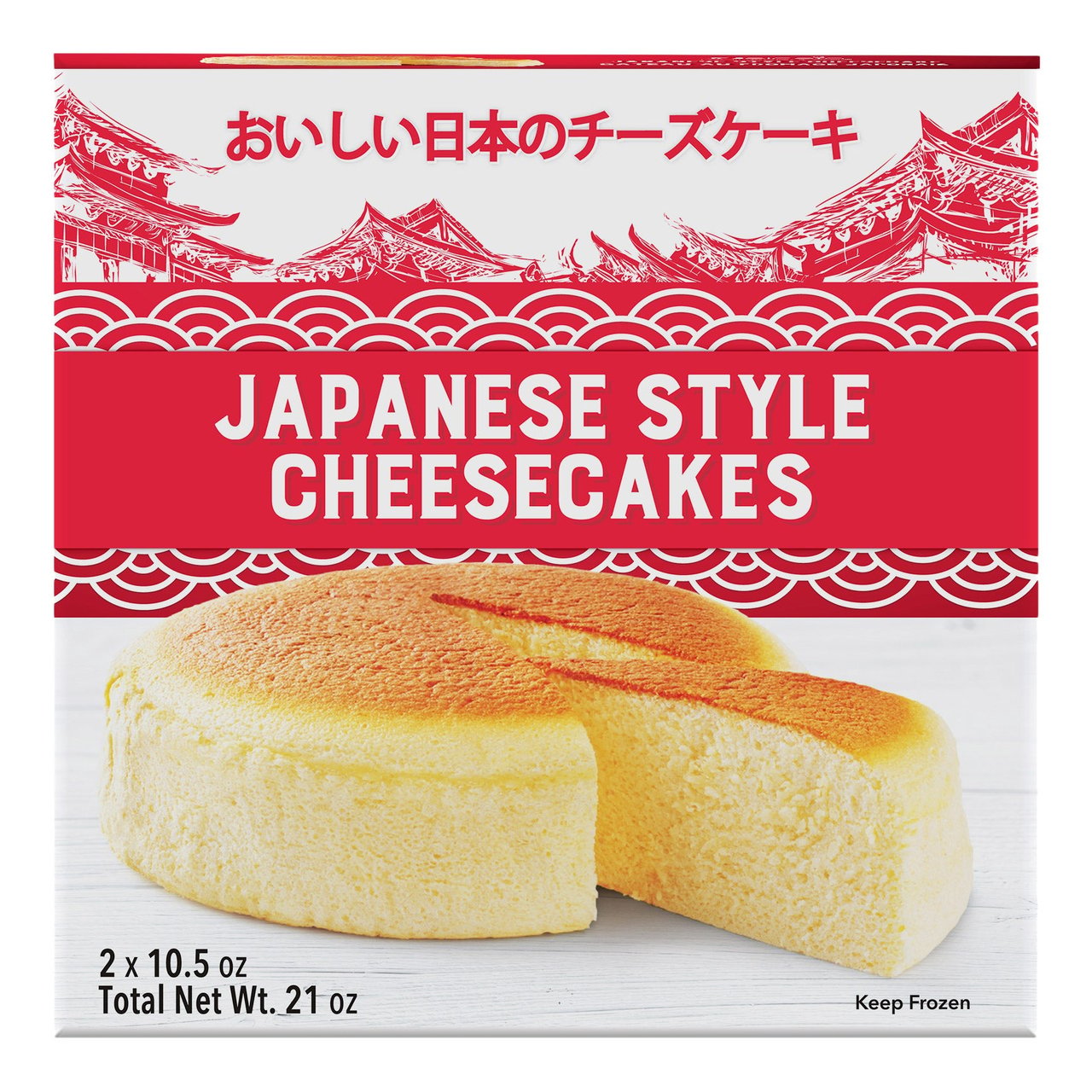 Delcato Japanese Style Cheesecake 21 Ounce Package