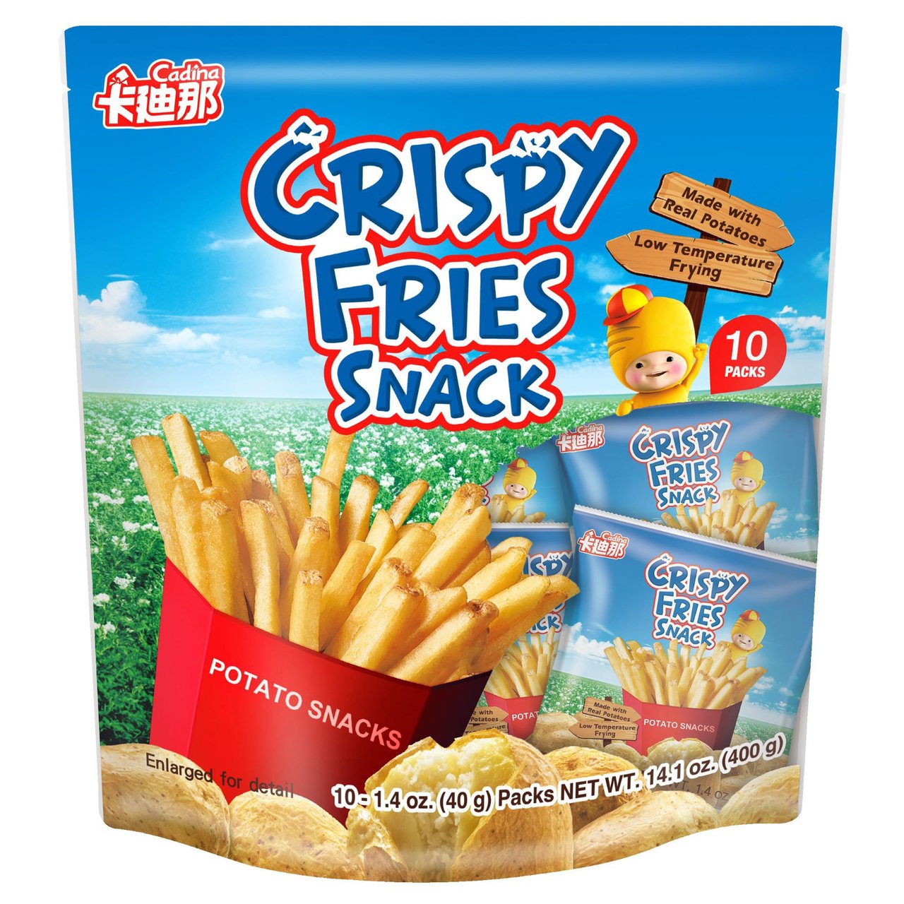 Cadina Crispy Fries Snacks 14.1 Ounces - Image 1