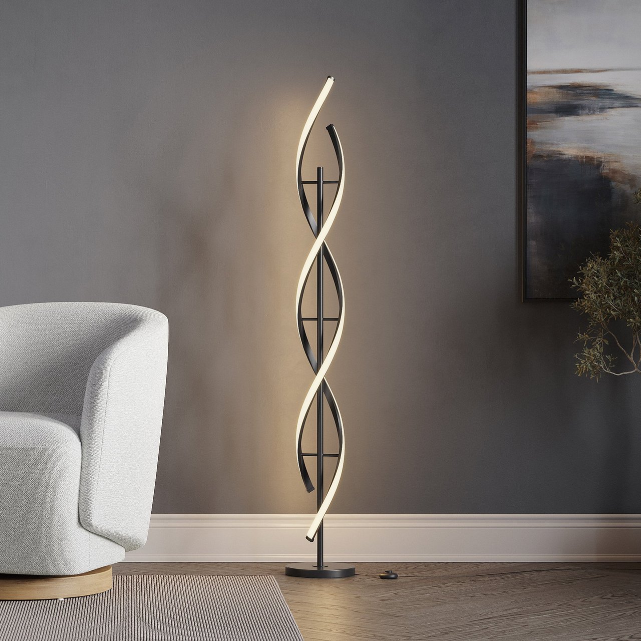 Bridgeport Designs Vortex Floor Lamp (#1752574) - $69.97 (down