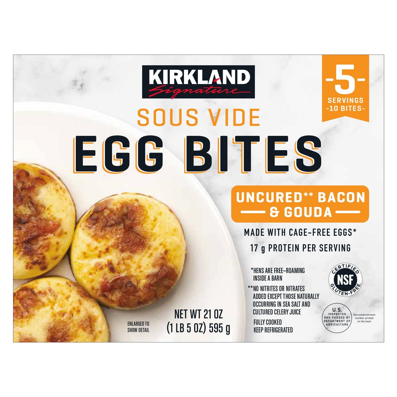 Kirkland Signature Bacon & Gouda Egg Bites 21 oz