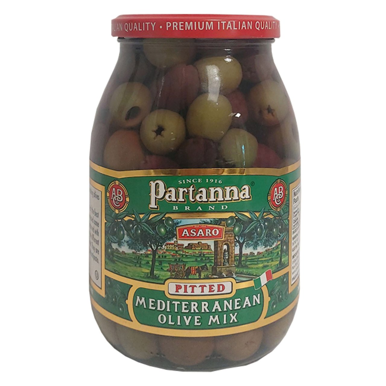 Partanna Mediterranean Olives, 20 Ounces - Image 1