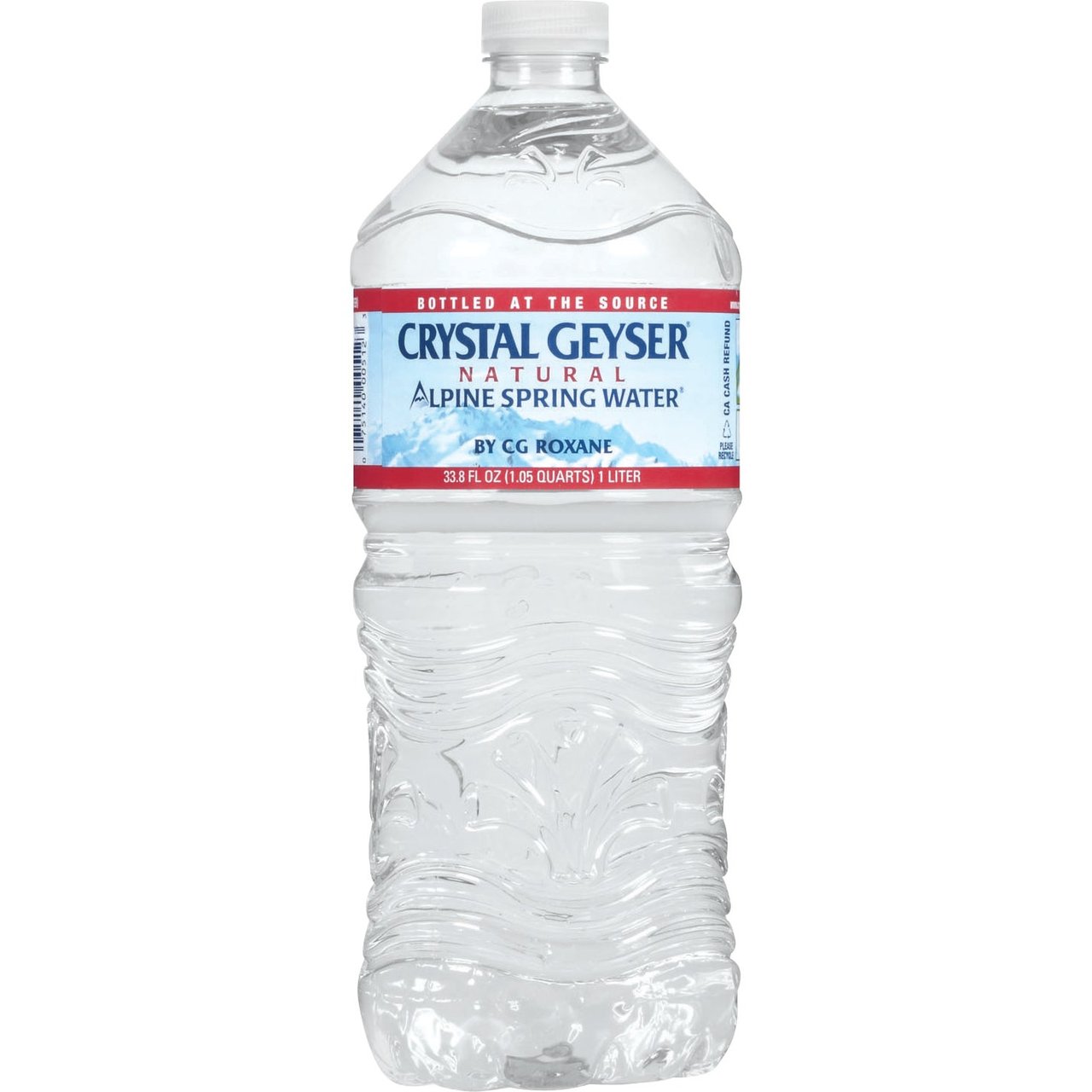 Crystal Geyser Alpine Spring Water, 15 x 1 Liter