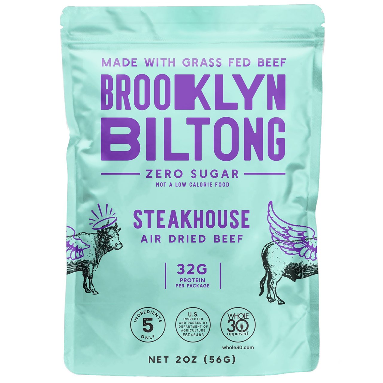 Brooklyn Biltong Steakhouse Garlic 6/2 oz - Image 1