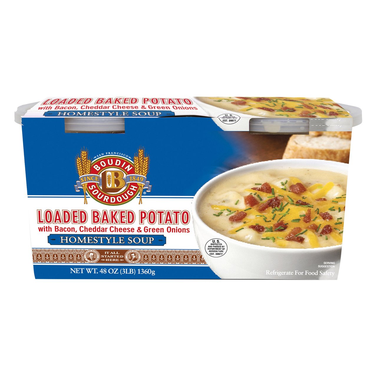 Boudin Sourdough Loaded Potato Soup 2/24 oz - Image 1
