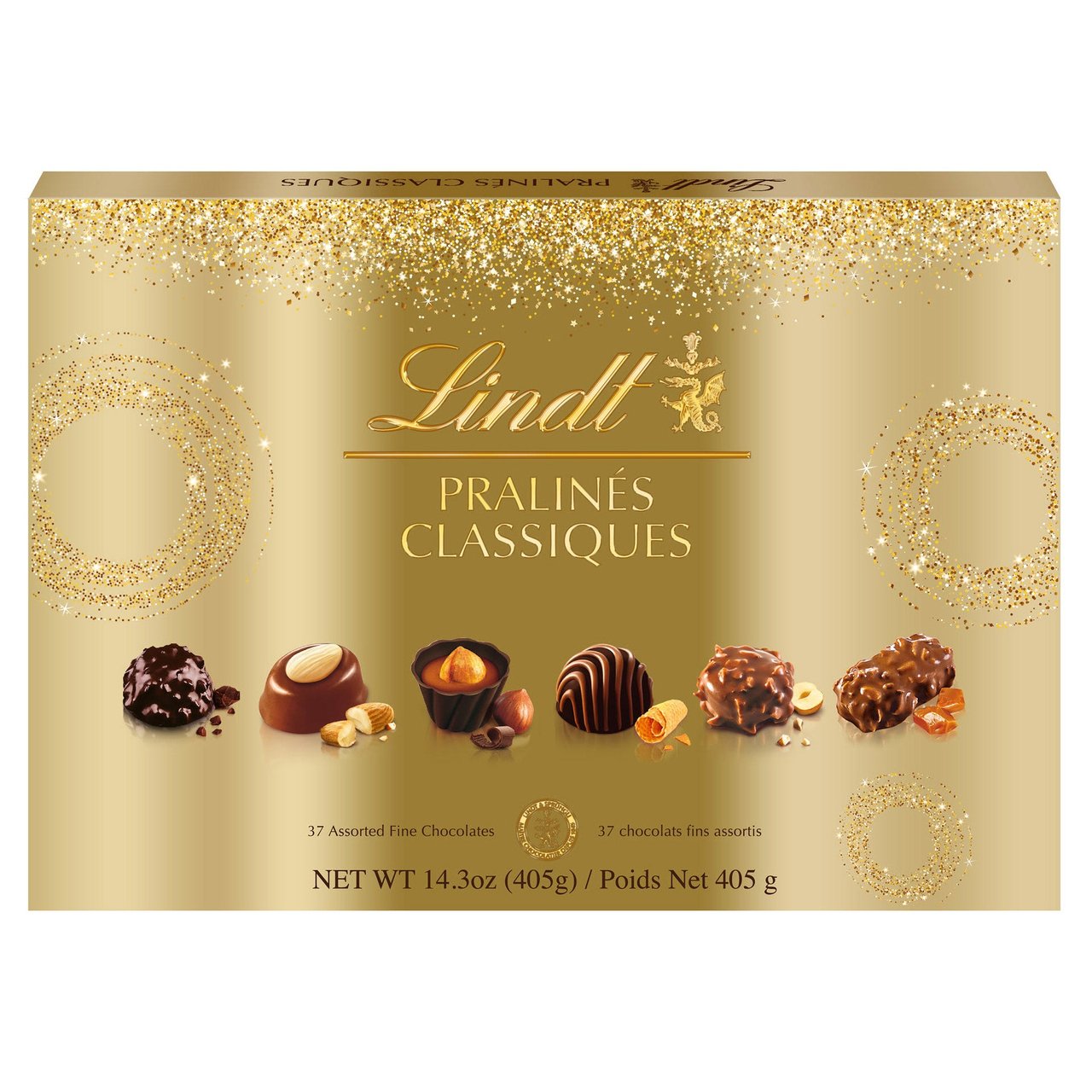 Lindt Praline Classiques Box 14.3 oz (0.89 lb) - Image 1