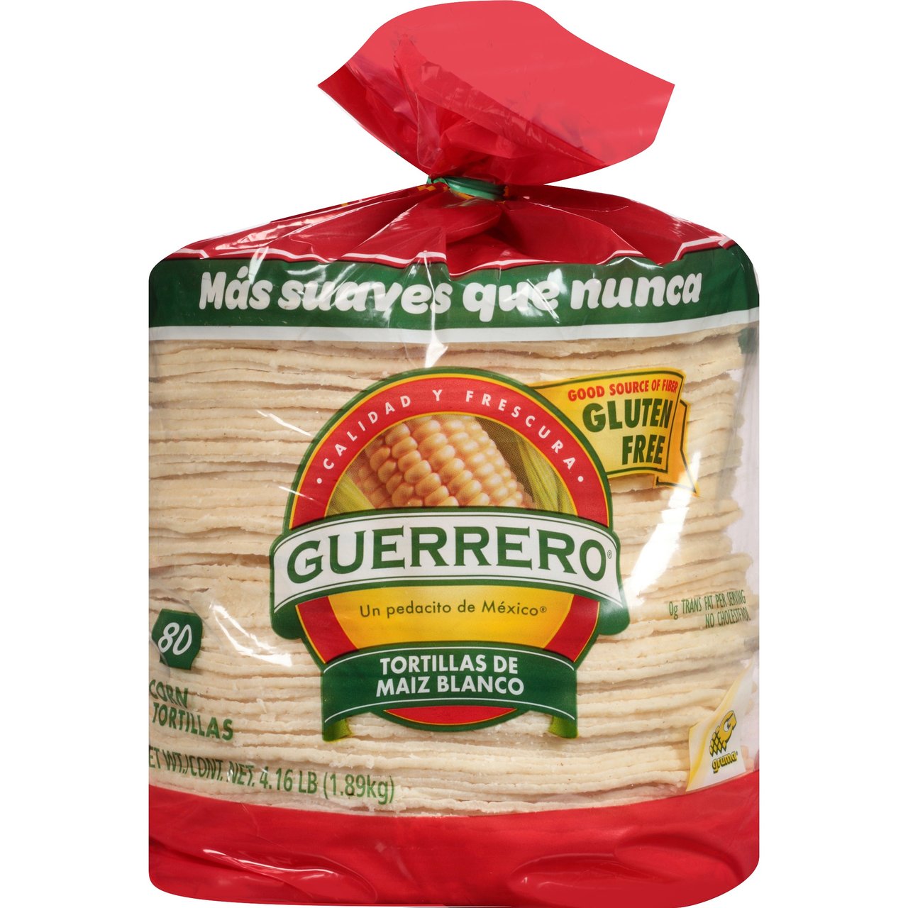 Guerrero 5.5" White Corn Tortillas, 80 Count
