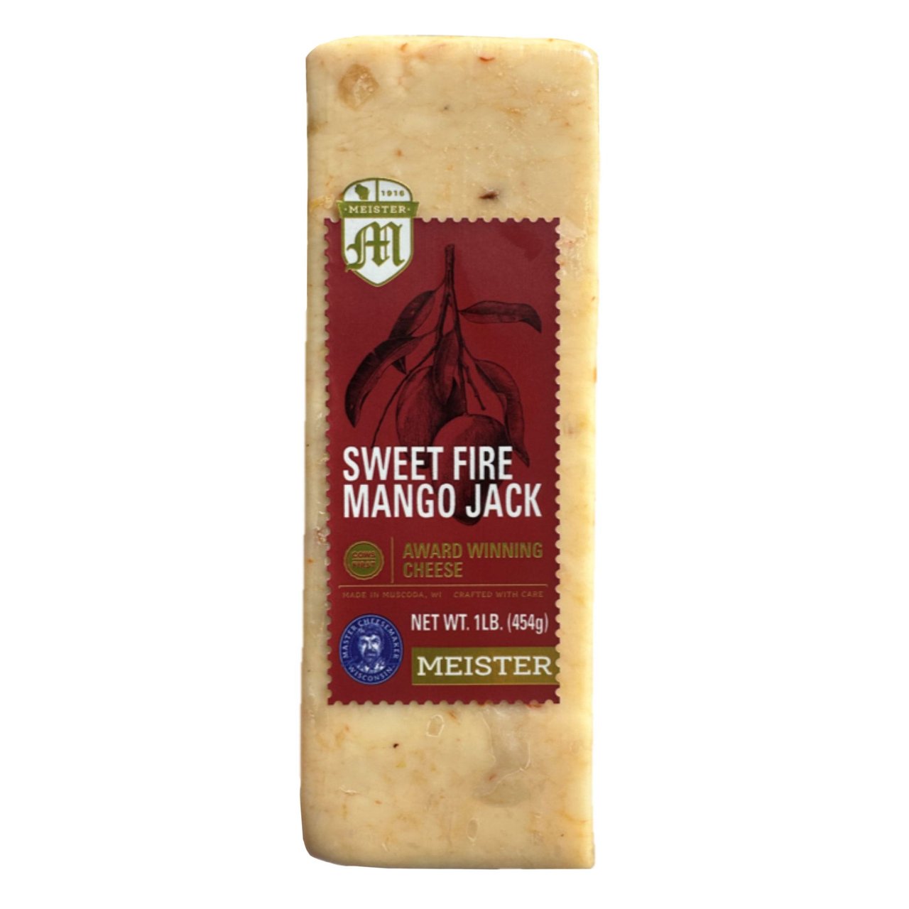 Meister Cheese Sweet Fire Mango Jack 1 Pound - Image 1