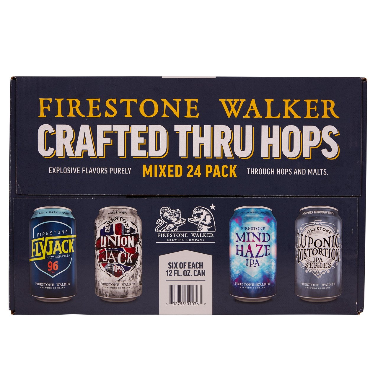 Firestone Walker Mixed IPA Variety 24/12 oz Cans - Image 1