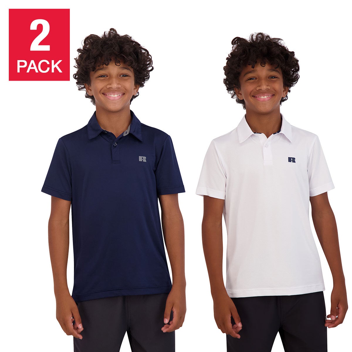 Russell Youth 2-Pack Polo - Image 1