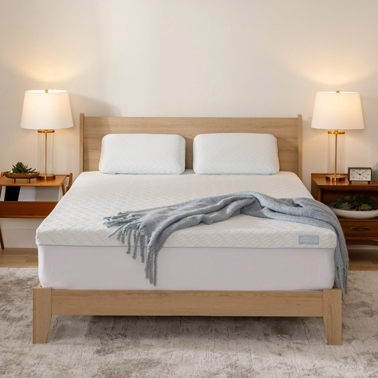 Serenity by Tempur-Pedic 3" Cooling Memory Foam Mattress Topper Queen