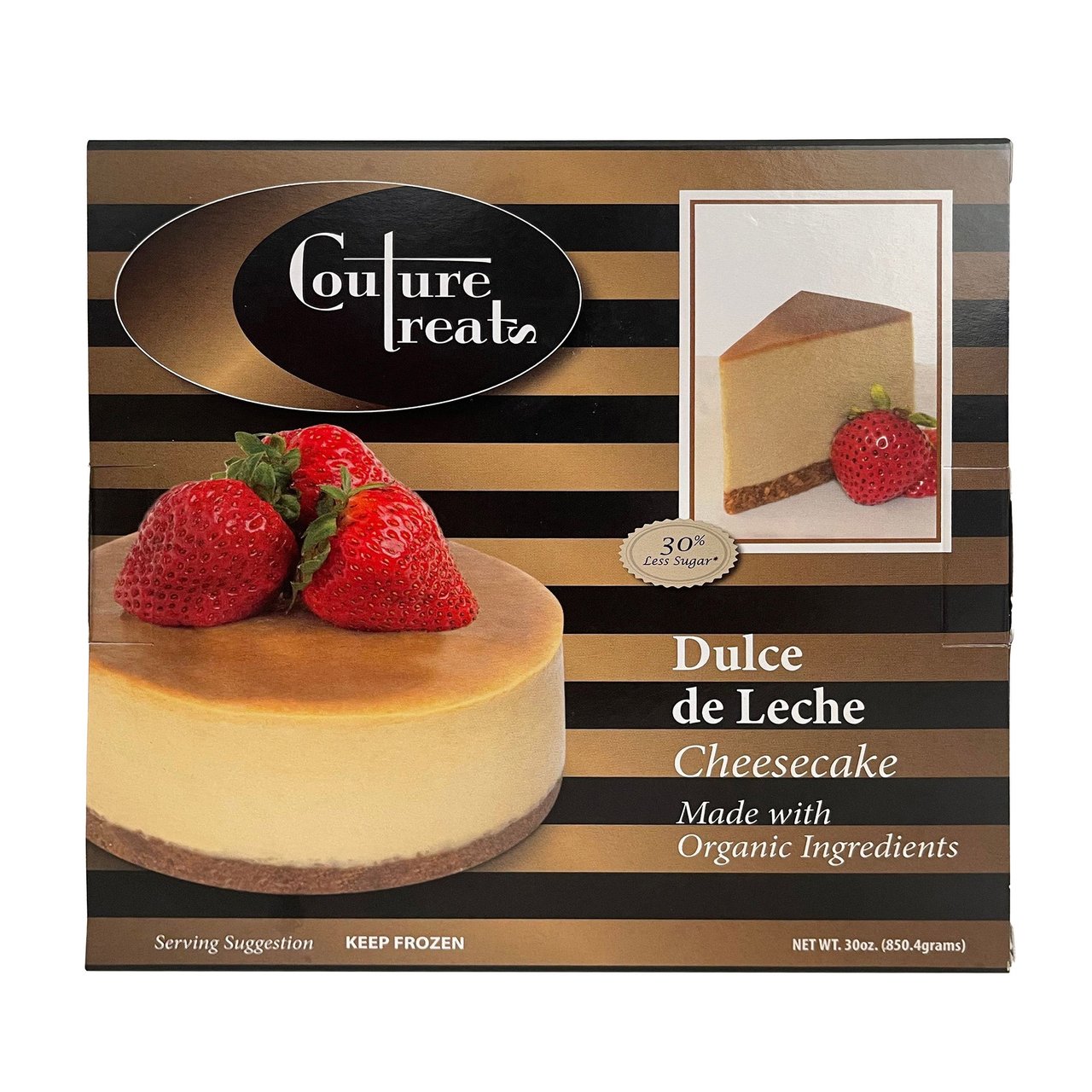 Couture Treats Dulce De Leche Cheesecake 30 oz - Image 1