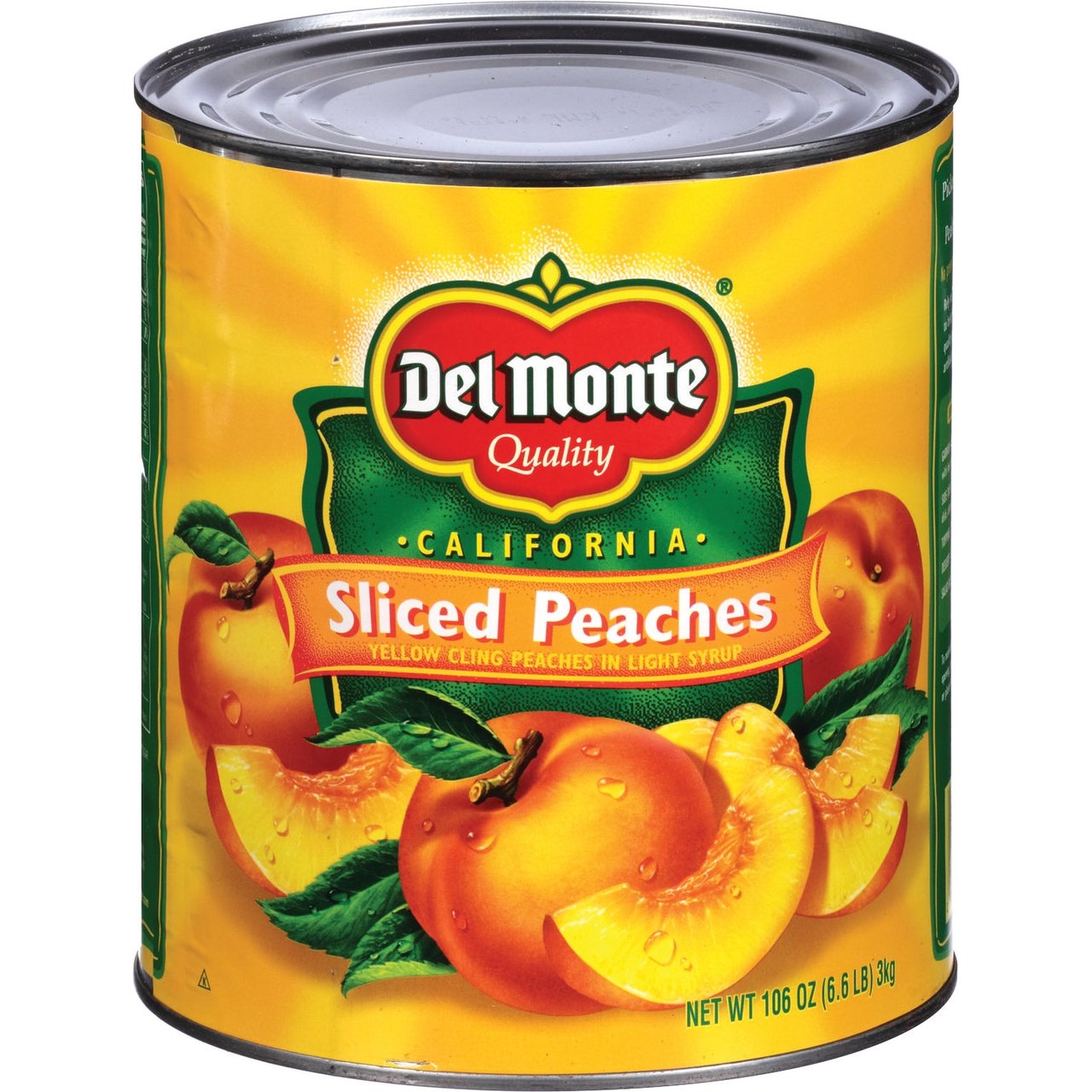 Del Monte Sliced Peaches #10 Can