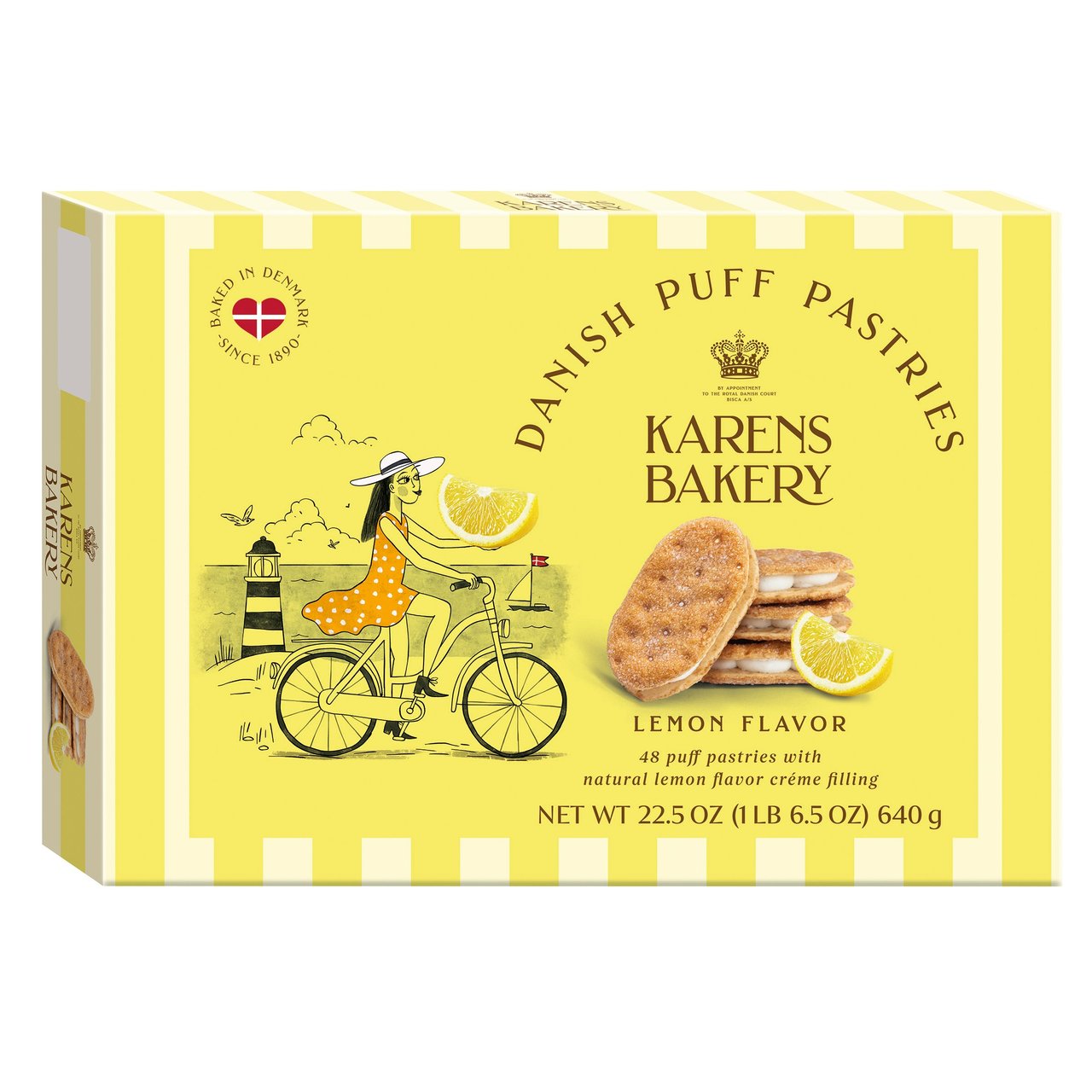 Karen's Bakery Danish Puff Pastries Lemon Cookies, 22.5 oz - Image 1
