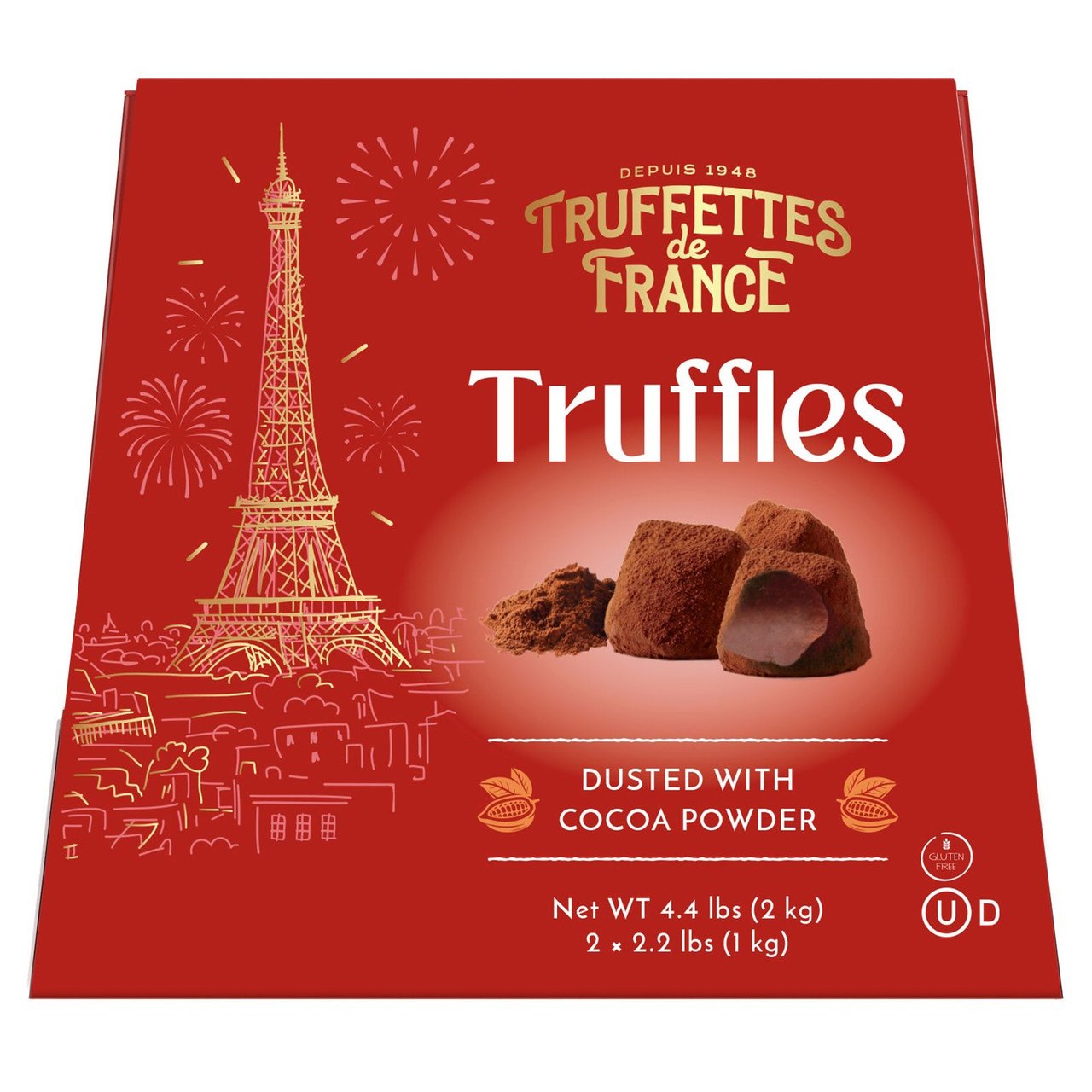 Truffettes de France Chocolate Truffles 2/35.2 Ounce Boxes - Image 1