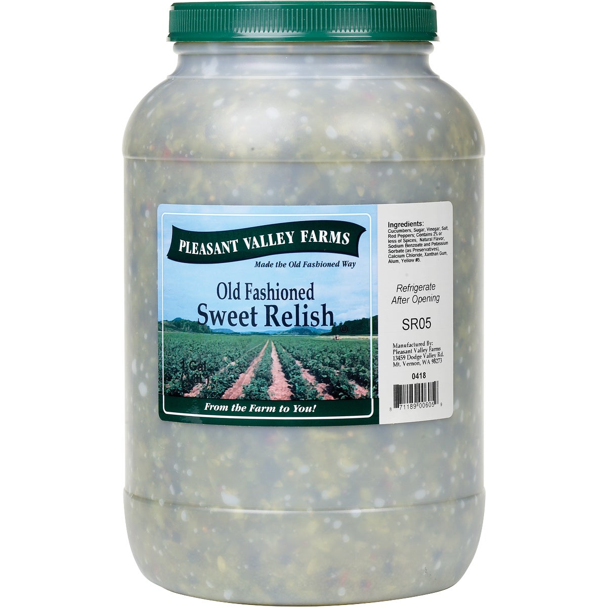 Pleasant Valley Farms Old Fashioned Sweet Relish, 1 Gallon