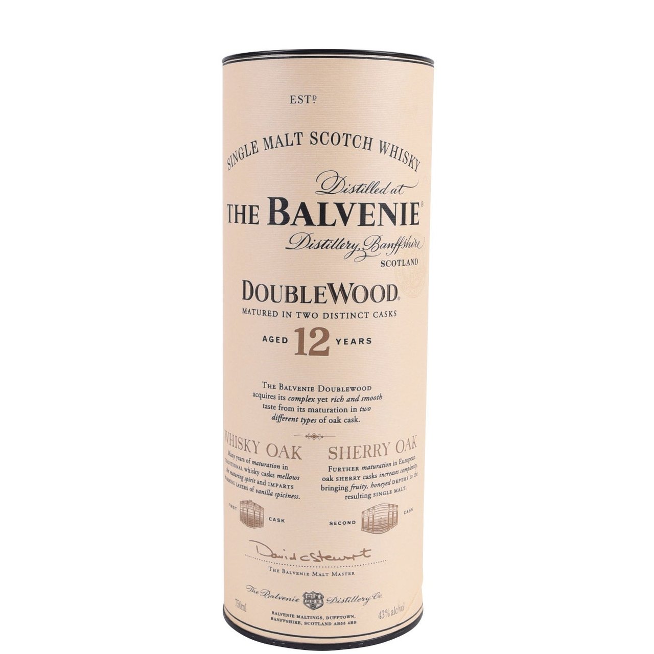 The Balvenie 12 Year DoubleWood Single Malt Scotch Whisky Scotland 750ml