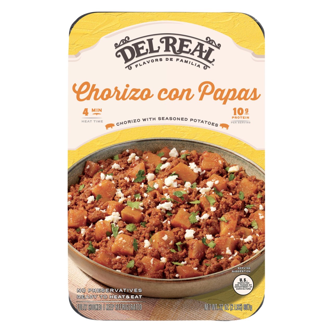 Del Real Chorizo con Papas, 32 oz - Image 1