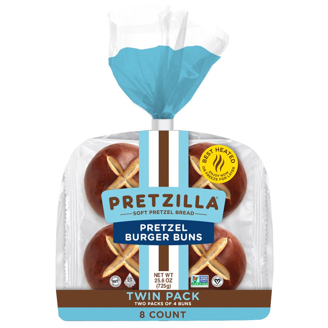 Pretzilla Soft Pretzel Bread 8 CT 25.6 oz