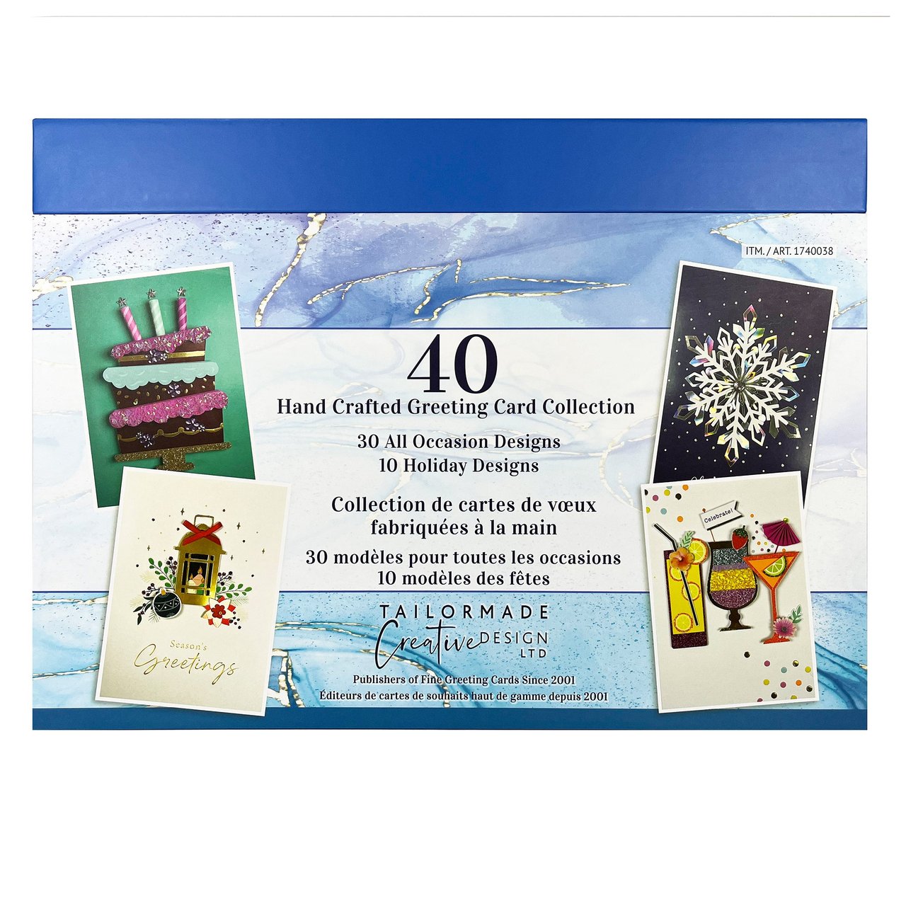 Hand Crafted Greeting Cards 40-Count - Image 1